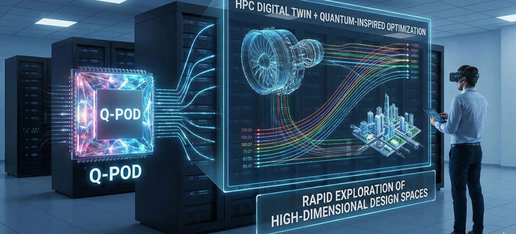 Quantum-Inspired HPC Design Optimization